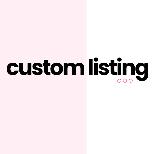 Custom Listing for T.J.