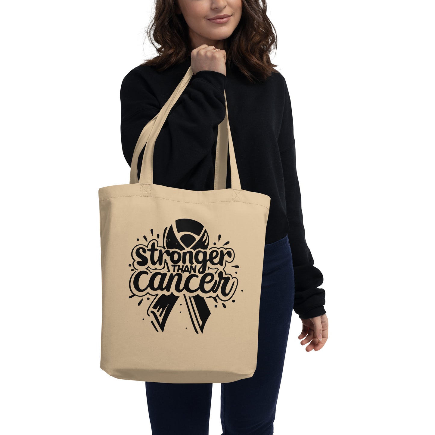 Stronger than Cancer - Eco Tote Bag